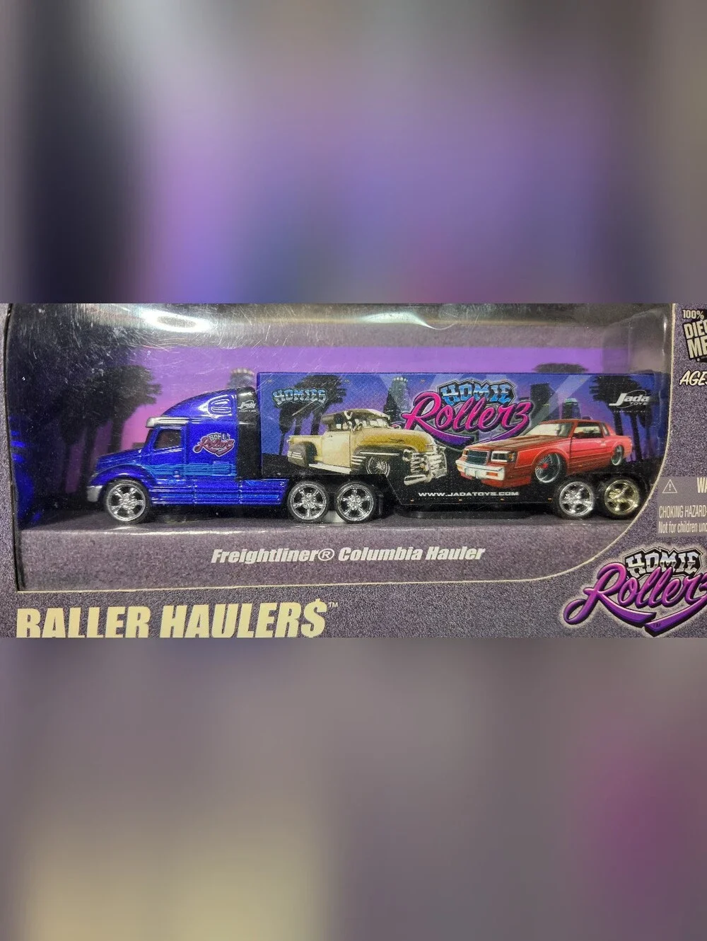 Jada Toys Homie Rollerz Baller Freightliner Columbia Hauler 2004 NEVER OPENED